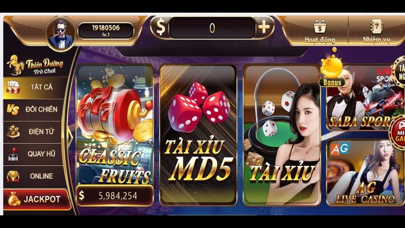 Tài xỉu MD5 JUN88 3 Đa dạng phòng chơi theo cấp độ hội viên