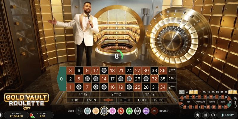 Roulette Hầm Vàng Livestream JUN88 1 Tổng quan về game Roulette Hầm Vàng phiên bản livestream