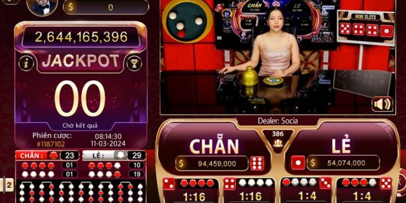 Xóc Đĩa Livestream JUN88 2 Tương tác trực tiếp với dealer ngay trên bàn xóc đĩa